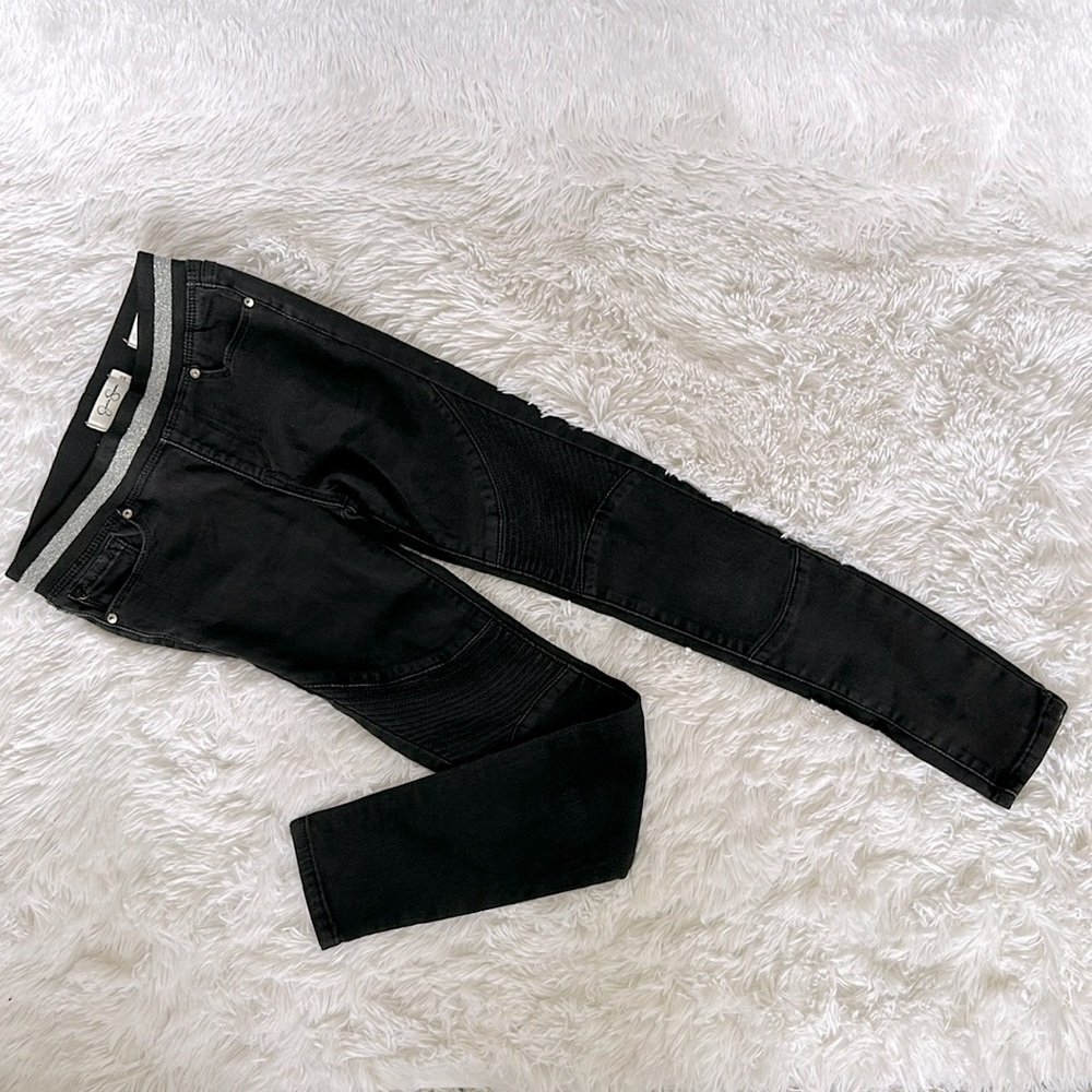 Jessica Simpson Kids Black Stretchy Denim Pants